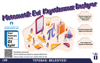 MATEMATİK EVİ'NDE KAYITLAR 1 EYLÜL'DE BAŞLIYOR